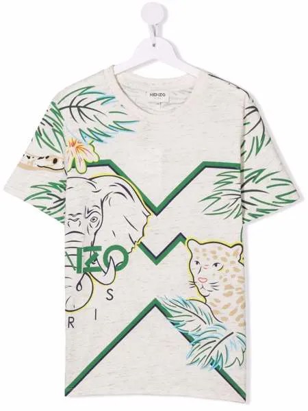 Kenzo Kids футболка с логотипом