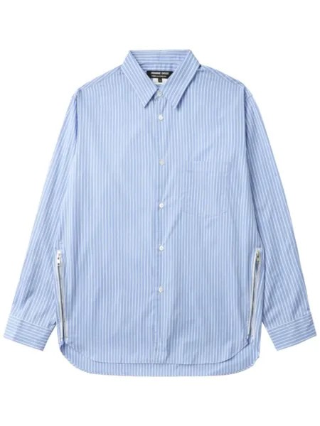 Comme des Garçons Homme Deux полосатая рубашка, синий