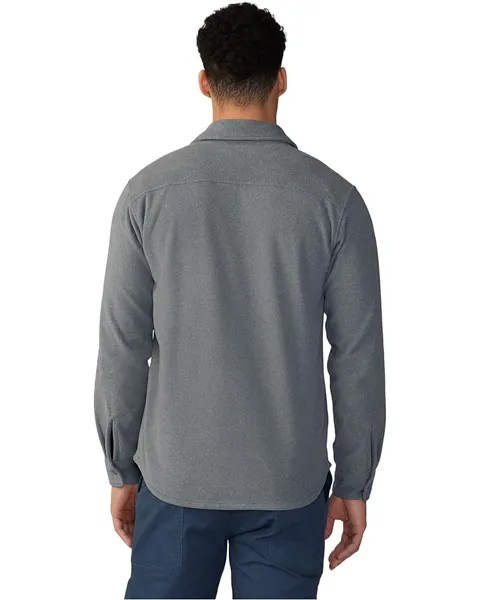 Рубашка Mountain Hardwear Microchill Long Sleeve Shirt, цвет Foil Grey Heather