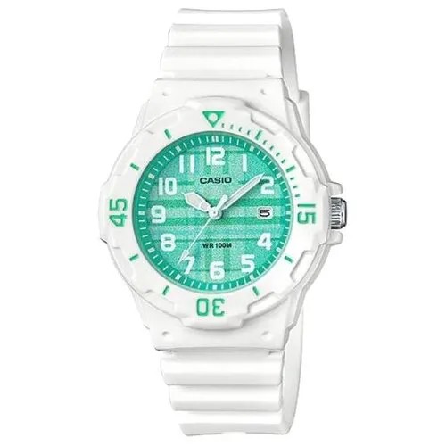 Наручные часы CASIO Collection LRW-200H-3C, белый, бирюзовый