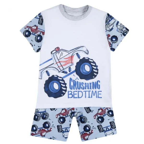 Chicco Пижама для мальчиков (футболка, шорты) Машинки