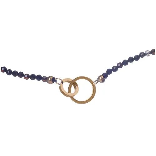 Колье Moon Paris, с агатом, Mo-22.10-123 черный