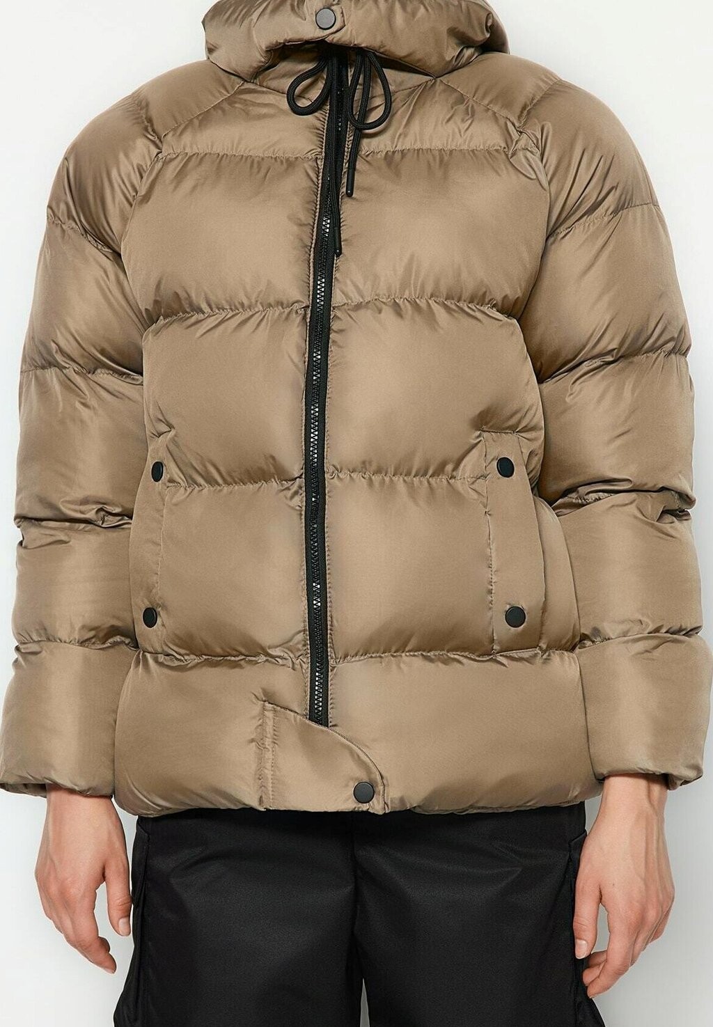 Зимняя куртка CASUAL Trendyol, цвет mink
