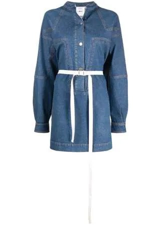Stella McCartney джинсовое платье-рубашка с поясом