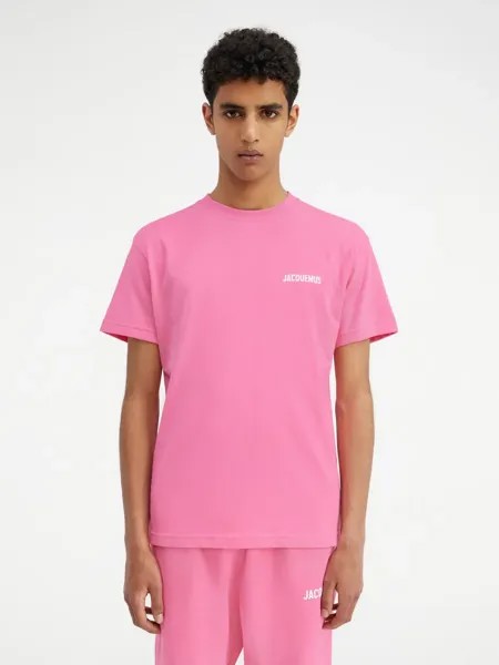 Футболка с логотипом Жакмюс Jacquemus, розовый