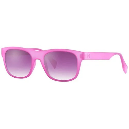 Солнцезащитные очки Italia Independent, квадратные, оправа: пластик, с защитой от УФ, для женщин, розовый
