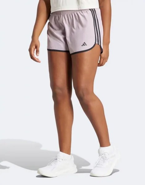 Фиолетовые шорты для бега adidas Marathon 20 adidas performance