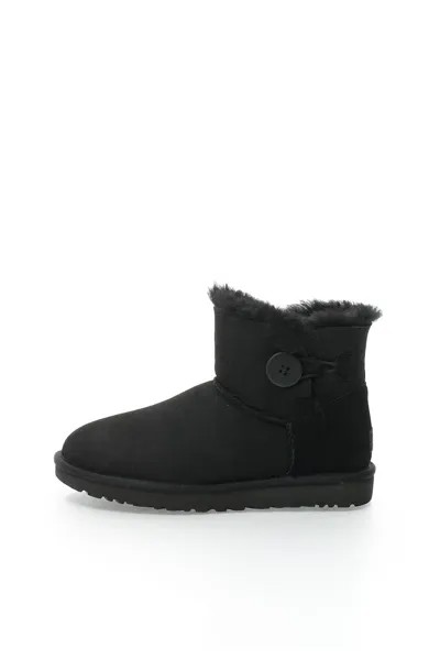 Замшевые ботинки Mini Bailey Button II Ugg, черный