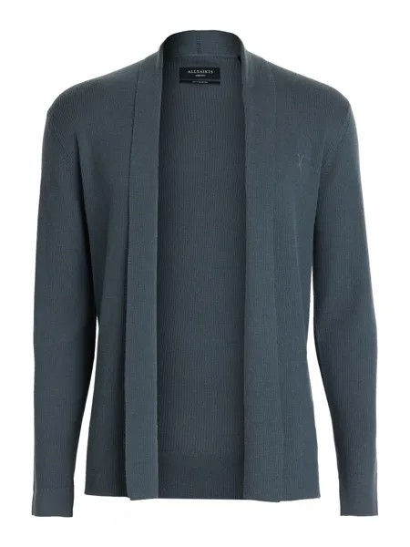Вязаный кардиган Allsaints, синий