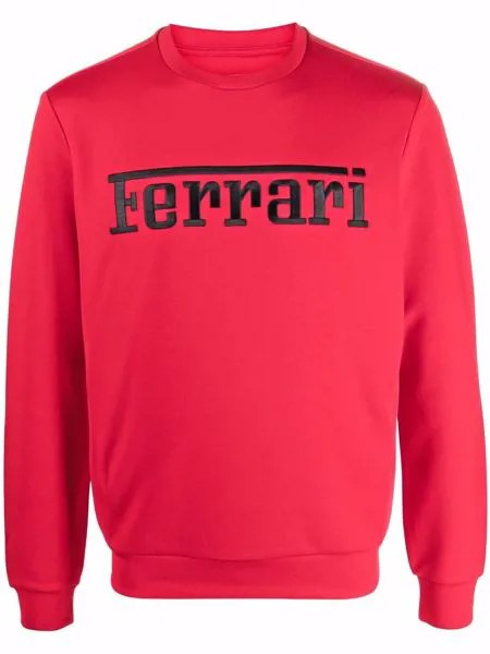 Ferrari толстовка с вышитым логотипом