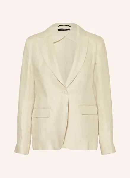 Длинный пиджак налут Weekend Maxmara, бежевый