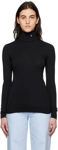 Черная водолазка со знаком руки Raf Simons