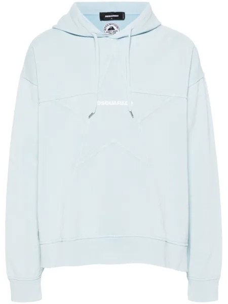 Декорированное худи Dsquared2, синий
