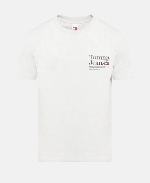 Футболка Tommy Jeans, серебряный