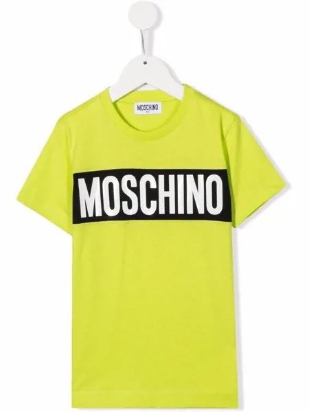 Moschino Kids футболка с логотипом