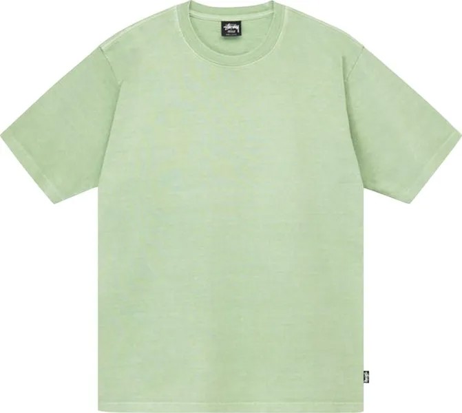 Толстовка Stussy Pigment Dyed Crew 'Green', зеленый
