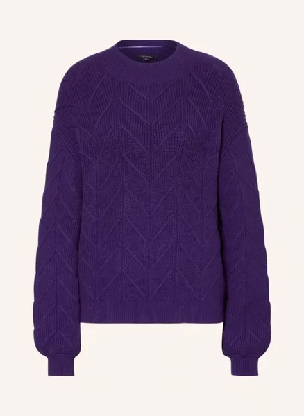 Пуловер Comma, фиолетовый