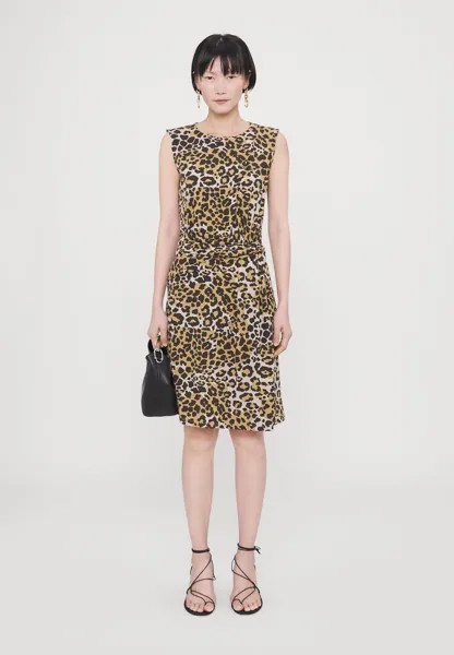 Платье из джерси Emblema WEEKEND MaxMara, светло-коричневый