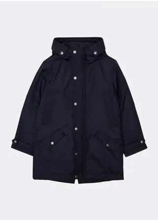 Черная демисезонная куртка Gulliver, модель 220GSBC4501, размер 158