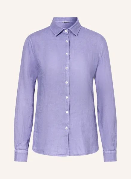 Блузка-рубашка magetta из льна  Sophie, синий