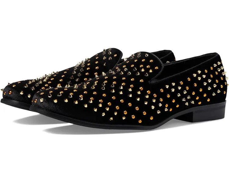 Оксфорды Stacy Adams Sabert Spike Studded Slip-On, цвет Black Multi