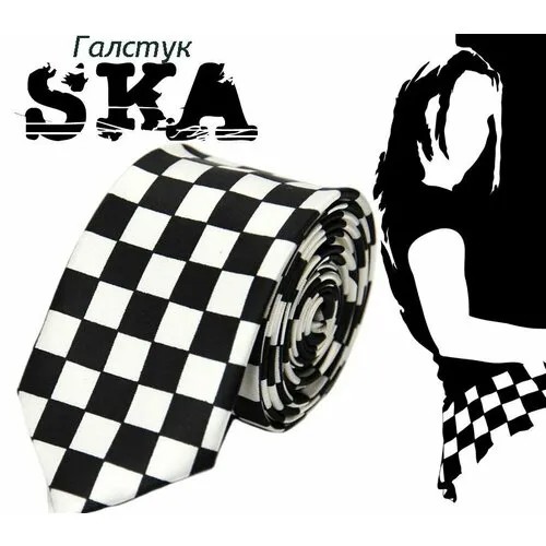 Галстук шашки Эмо и Ska (Ска)