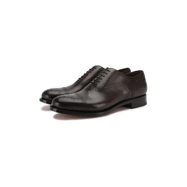 Кожаные оксфорды Santoni