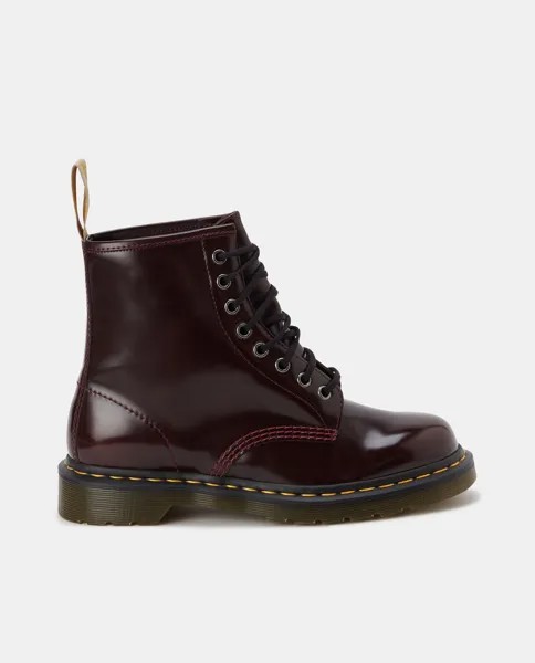 Женские ботинки из веганской кожи бордового цвета Dr. Martens, гранатовый