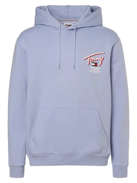 Пуловер с капюшоном Tommy Jeans, синий