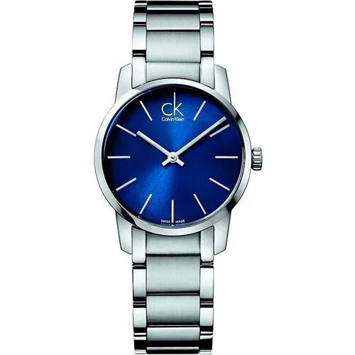 Наручные часы CALVIN KLEIN, синий, серебряный