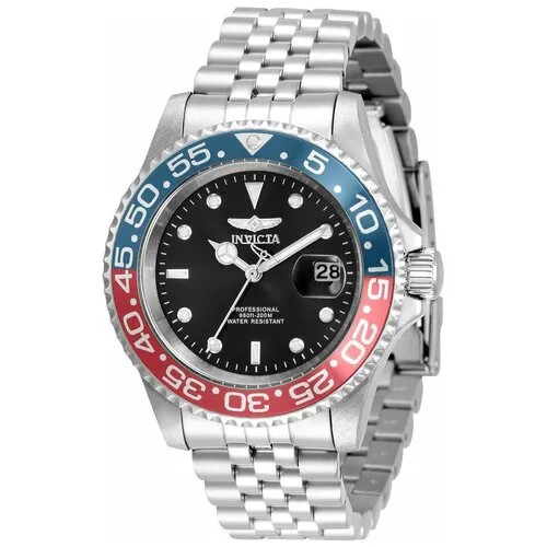 Наручные часы INVICTA Pro Diver, черный, серебряный
