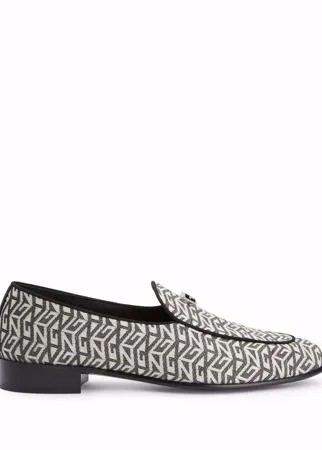 Giuseppe Zanotti лоферы GZ Rudolph с монограммой