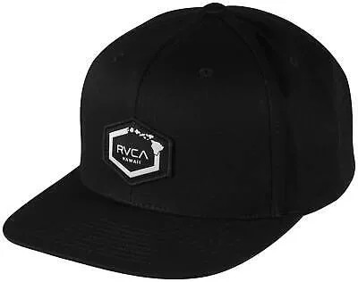 Кепка RVCA Islands Hex Snapback — черная — новинка
