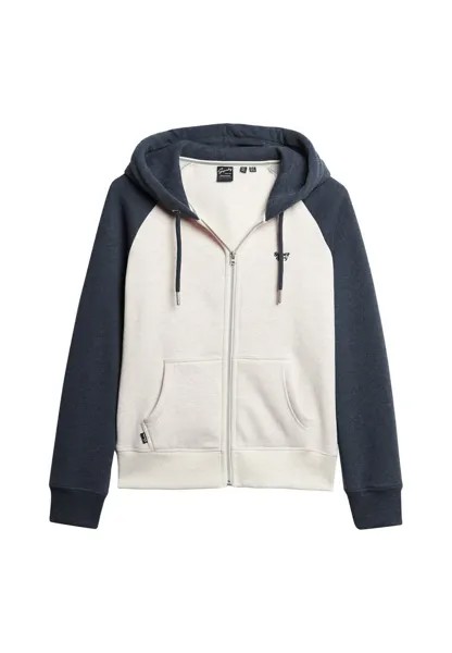 Толстовка ESSENTIAL BASEBALL HOODIE VINTAGE Superdry, цвет beige