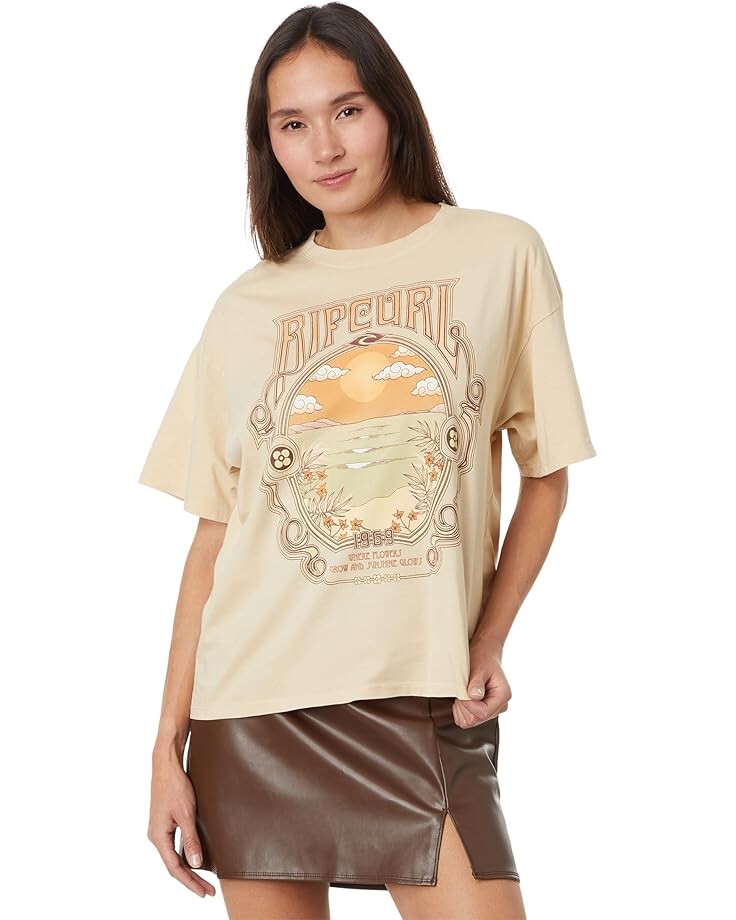 Футболка Rip Curl Glow Heritage, цвет Natural