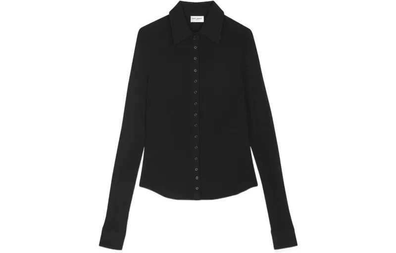 SAINT LAURENT Женская рубашка, цвет Black