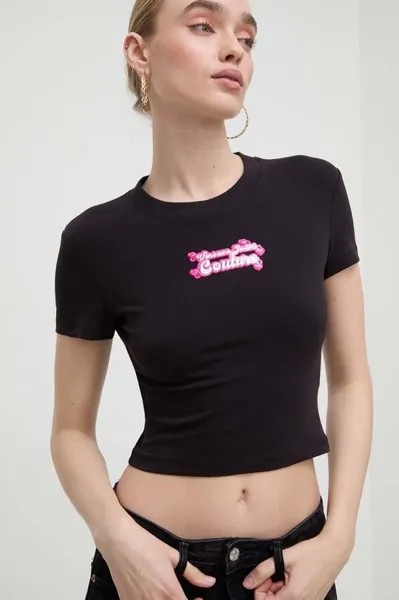 Топ Versace Jeans Couture, черный