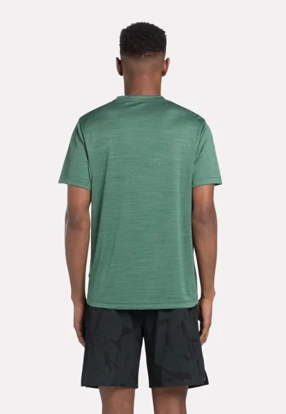 Спортивная футболка Short Sleeve Fresh Athlete Tee Reebok, темно-зеленая