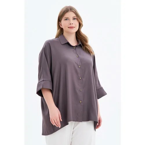 Рубашка Olsi, размер 48-52, серый
