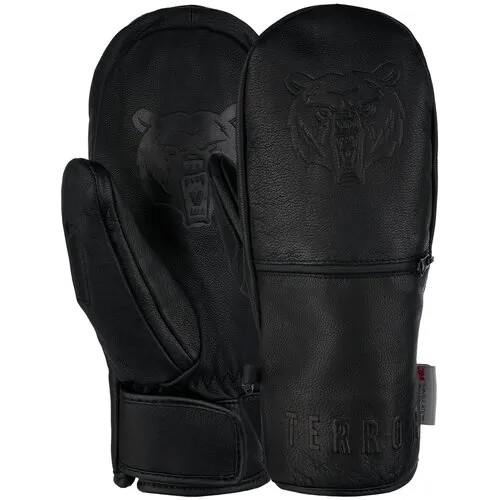 Варежки Terror Leather Mitten, размер L, черный