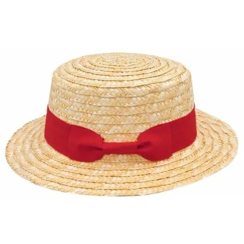 Шляпа , размер 58, бордовый, бежевый