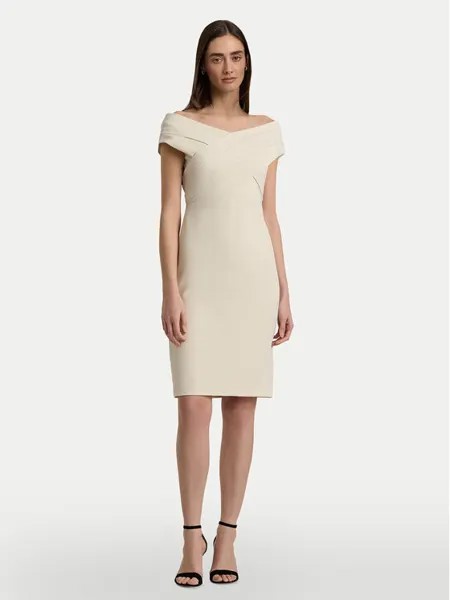 Платье Lauren Ralph Lauren, экрю