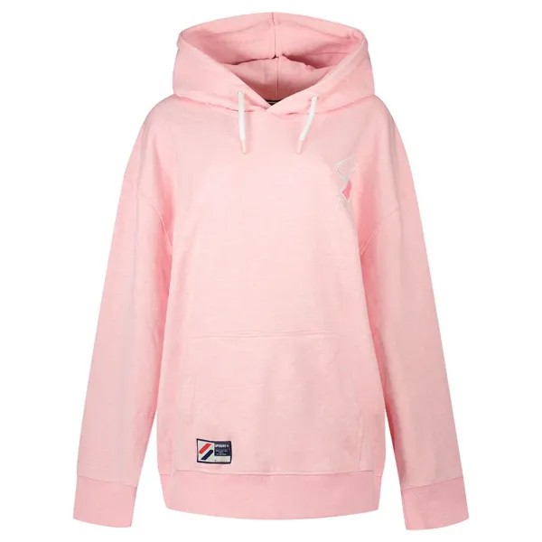 Худи Superdry Code APQ OverSized, розовый