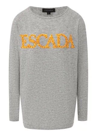 Пуловер из шерсти и кашемира Escada