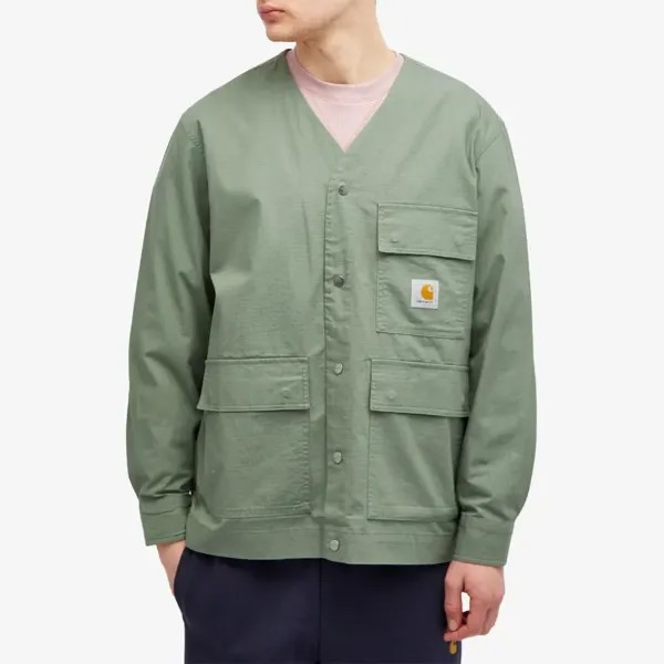 Carhartt WIP Куртка-рубашка Elroy, зеленый