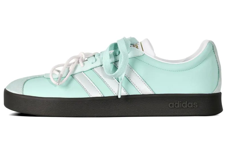 Кроссовки adidas neo Vl Court Classic Skateboarding Shoes Unisex Low-top Silver, мятно-зеленый