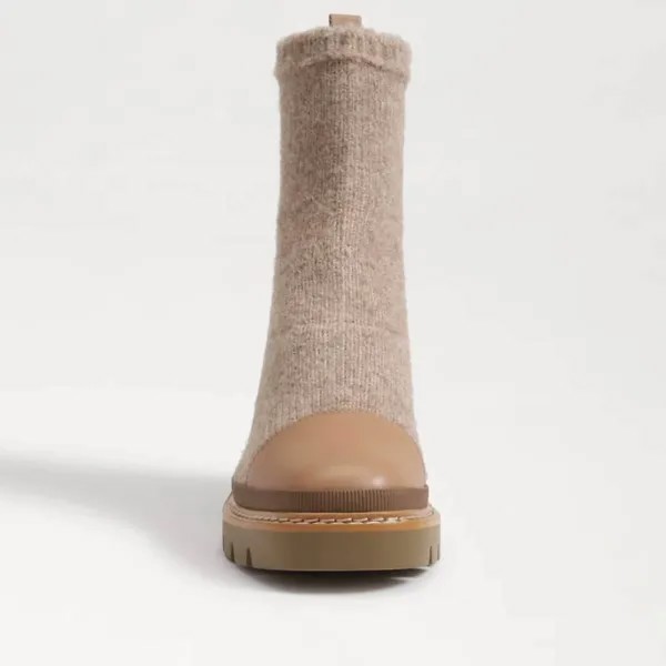 Вязаные ботильоны цвета роскошного загара Rozanna Sam Edelman