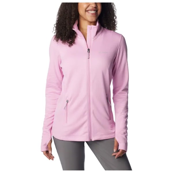 Флисовая жилетка Columbia Women's Park View Grid Fleece Full Zip, цвет Cosmos Heather
