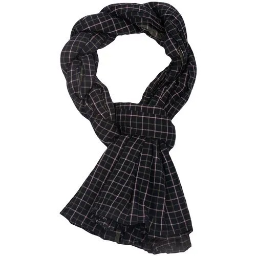 Шарф Scotch & Soda в клетку 146648, черный, OS