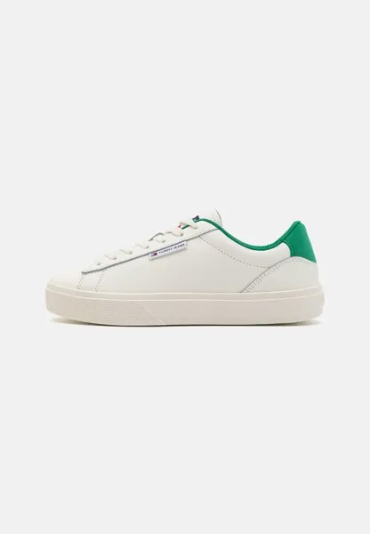 Кроссовки Tommy Jeans CUPSOLE, цвет ivory/cape green